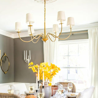 Eclipse Vintage Fabric Chandelier