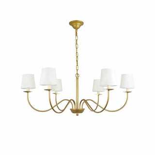 Eclipse Vintage Fabric Chandelier