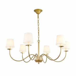 Eclipse Vintage Fabric Chandelier