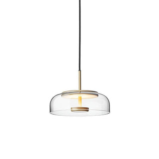 Eclipse Halo Minimalist Glass Pendant Light