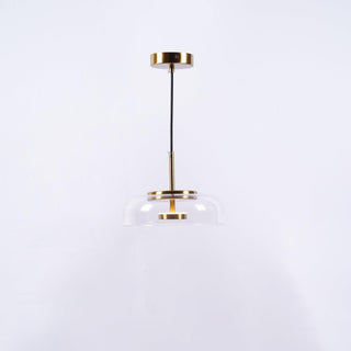 Eclipse Halo Minimalist Glass Pendant Light