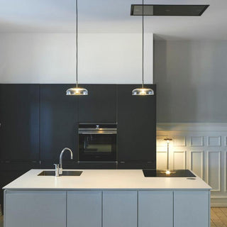 Eclipse Halo Minimalist Glass Pendant Light