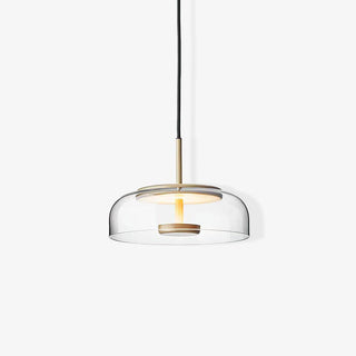 Eclipse Halo Minimalist Glass Pendant Light