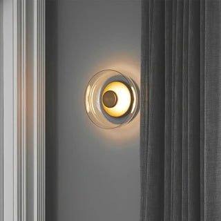 Eclipse Halo Minimalisit Glass Wall Light