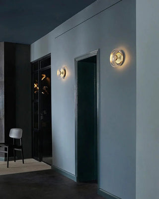 Eclipse Halo Minimalisit Glass Wall Light