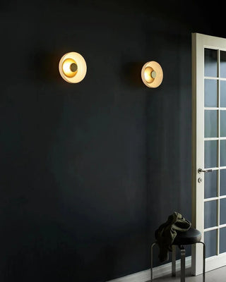Eclipse Halo Minimalisit Glass Wall Light