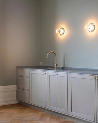 Eclipse Halo Minimalisit Glass Wall Light