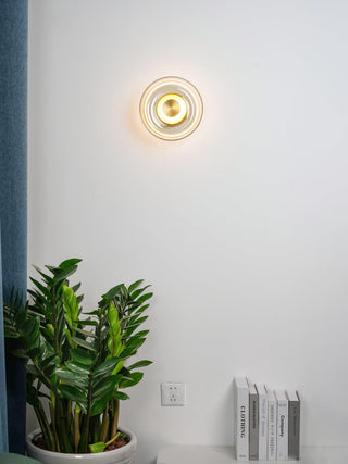 Eclipse Halo Minimalisit Glass Wall Light