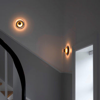 Eclipse Halo Minimalisit Glass Wall Light