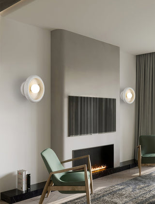 Eclipse Jade Art Deco Natural Jade Wall Sconce