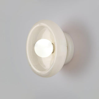 Eclipse Jade Art Deco Natural Jade Wall Sconce