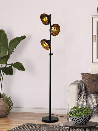 Eclipse Industrial Metal Floor Light