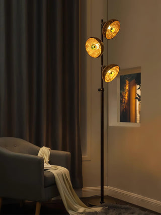 Eclipse Industrial Metal Floor Light