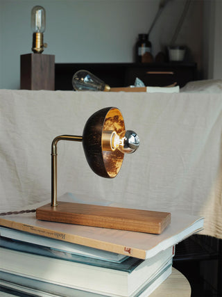 Eclipse Scandinavian Wood Table Light