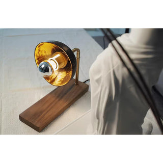 Eclipse Scandinavian Wood Table Light