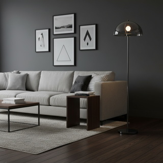 Edinburgh Scandinavian Metal Floor Light