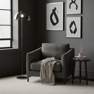 Edinburgh Scandinavian Metal Floor Light