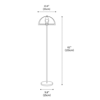 Edinburgh Scandinavian Metal Floor Light