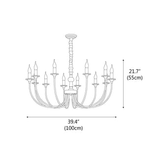 Arbor Modern Wood Chandelier
