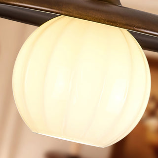 Edmund Wabi-Sabi Wood Pendant Light