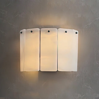 Luxe Alabaster Rectangular Wall Sconce