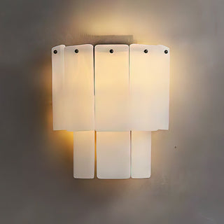 Luxe Alabaster Rectangular Wall Sconce