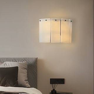 Luxe Alabaster Rectangular Wall Sconce