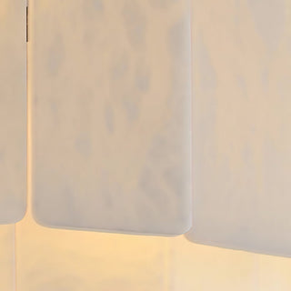 Luxe Alabaster Rectangular Wall Sconce