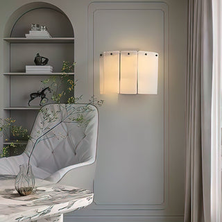 Luxe Alabaster Rectangular Wall Sconce