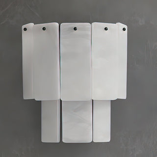 Luxe Alabaster Rectangular Wall Sconce