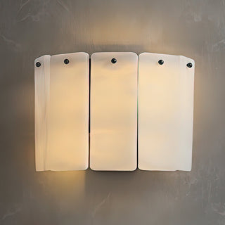 Luxe Alabaster Rectangular Wall Sconce
