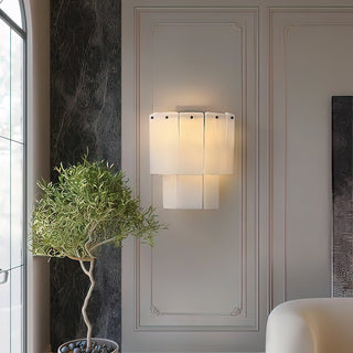 Luxe Alabaster Rectangular Wall Sconce