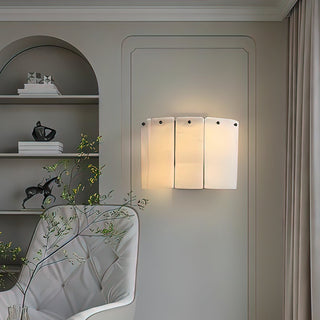 Luxe Alabaster Rectangular Wall Sconce