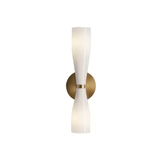 Elara Double Cone Minimalist Glass Wall Light
