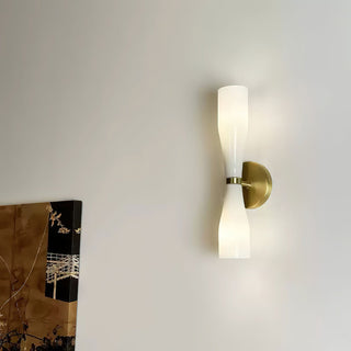 Elara Double Cone Minimalist Glass Wall Light