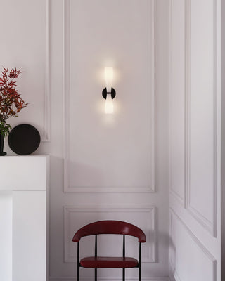 Elara Double Cone Minimalist Glass Wall Light