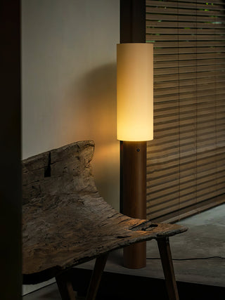 Cylindro Modern Wood Floor Lamp