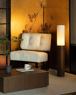Cylindro Modern Wood Floor Lamp