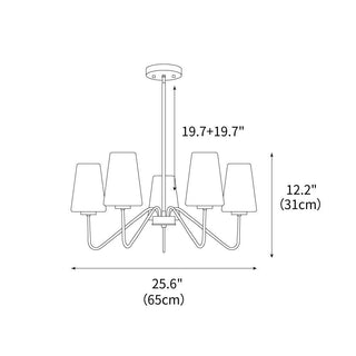 Eldon Modern Fabric Chandelier