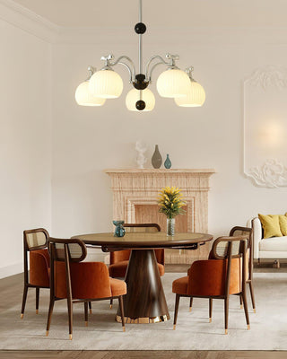 Eleanor Modern Glass Chandelier