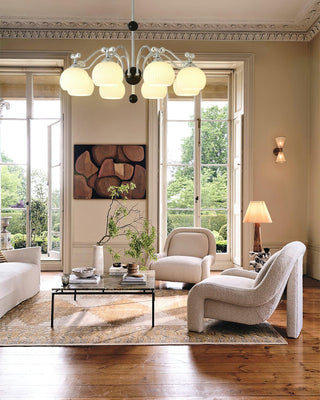 Eleanor Modern Glass Chandelier