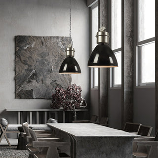 Elektrosvit Industrial Metal Enamel Pendant Light