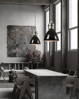 Elektrosvit Industrial Metal Enamel Pendant Light