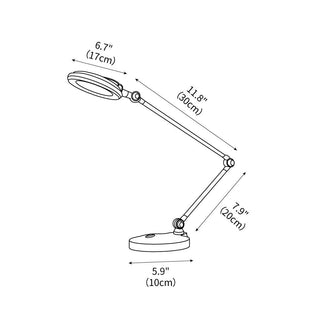 Element Disc Industrial Iron Table Light
