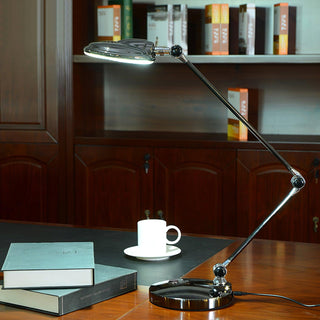 Element Disc Industrial Iron Table Light