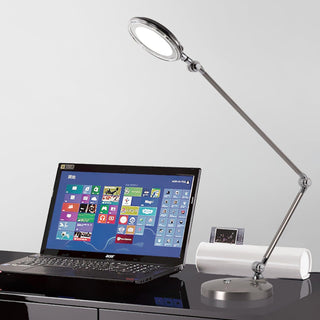 Element Disc Industrial Iron Table Light