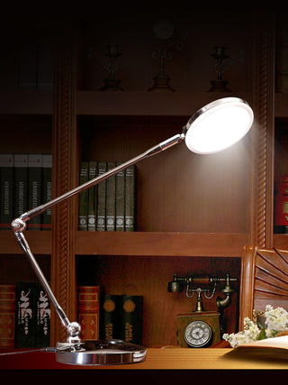 Element Disc Industrial Iron Table Light