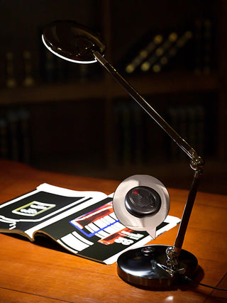 Element Disc Industrial Iron Table Light