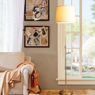 Ellis Minimalist Brass Floor Light