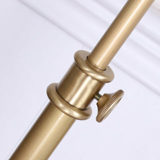 Ellis Minimalist Brass Floor Light